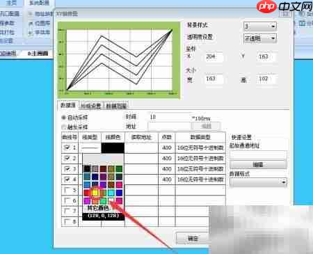 维控触摸屏XY趋势图创建指南