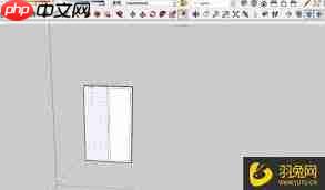 草图大师如何绘画窗户