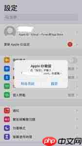 Apple账户验证一直弹出怎么办