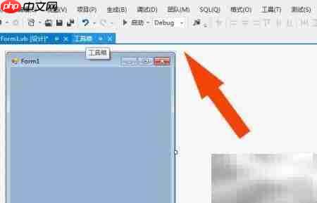 Visual Studio工具箱设置方法