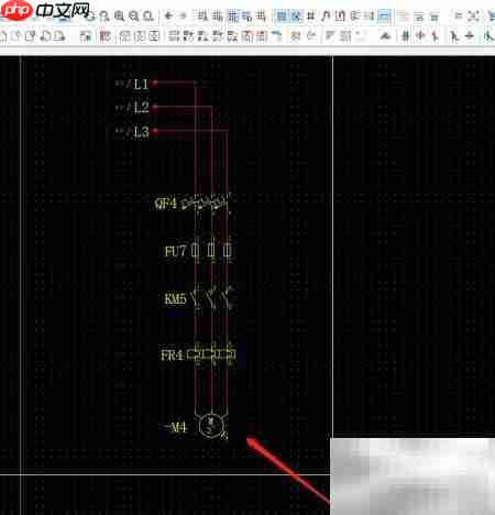 EPLAN三相电机自动往返控制