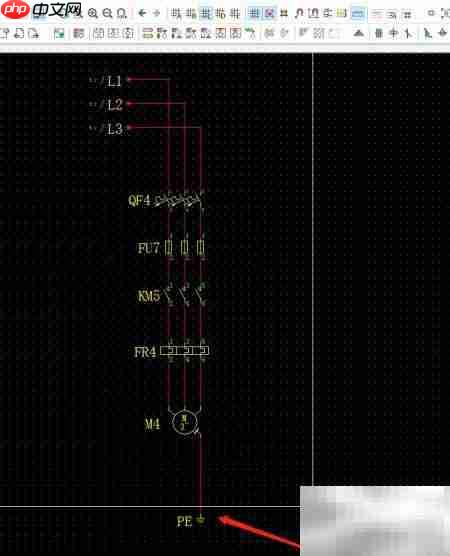 EPLAN三相电机自动往返控制