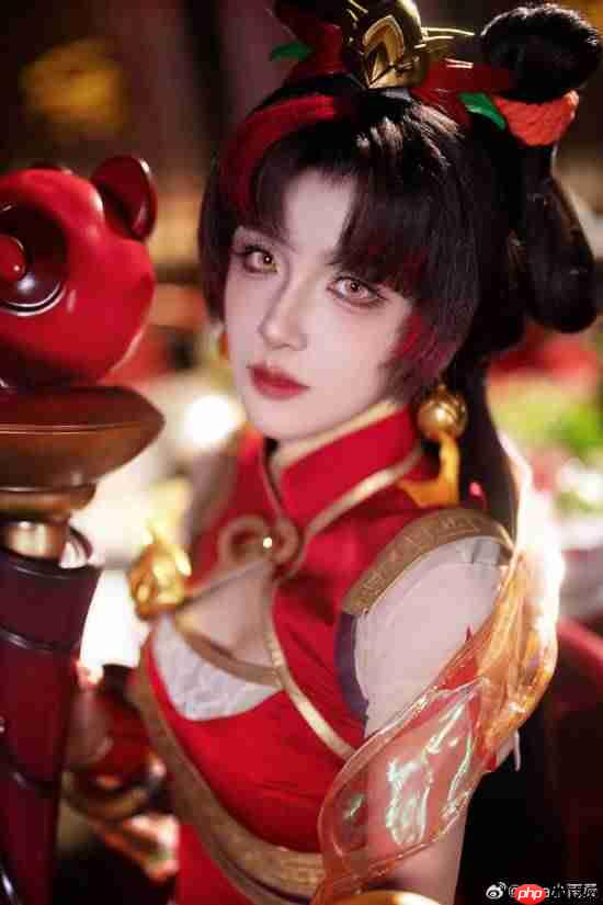 《英雄联盟》美女解说COS拉克丝！S15赛后祝贺T1再夺冠