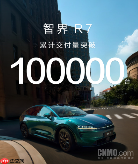 智界R7累计交付突破100000台！搭载华为ADS 4系统