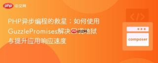 PHP异步编程的救星：如何使用GuzzlePromises解决回调地狱与提升应用响应速度