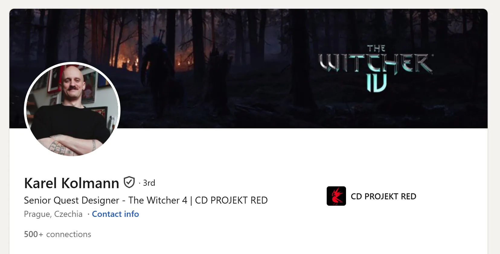 《天国:拯救2》设计师加盟CDPR 开发《巫师4》