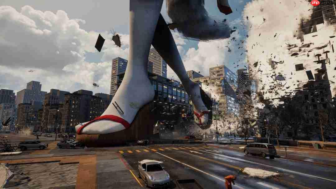 《女巨人游乐场》新视频和截图 性感女巨人狂踩