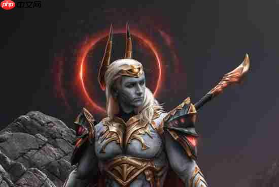 《LOL》新英雄亚恒COS：冷峻暗裔！猎杀堕落之人