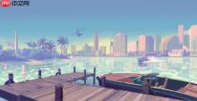 玩家分享去掉主角后的《GTA6》艺术图：做壁纸一绝