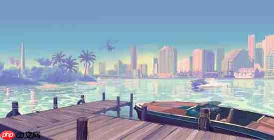 玩家分享去掉主角后的《GTA6》艺术图：做壁纸一绝