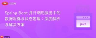 Spring Boot 并行调用服务中的数据泄露与状态管理：深度解析与解决方案