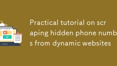 動的 Web サイトから隠された電話番号をスクレイピングするための実践的なチュートリアル