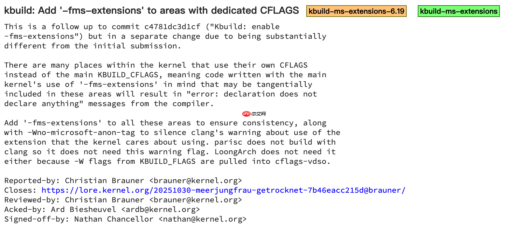 Linux 6.19 内核或将全面启用 Microsoft C 扩展,提升代码灵活性