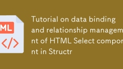 Structr の HTML Select コンポーネントのデータ バインディングと関係管理に関するチュートリアル