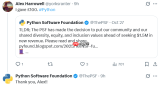 Python 软件基金会拒绝美国政府拨款后，引发社区“捐赠潮”