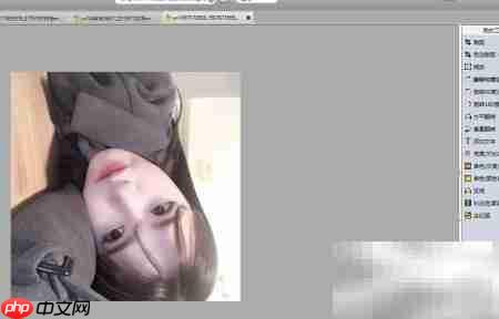 舞蝶飞创意照旋转90度教程