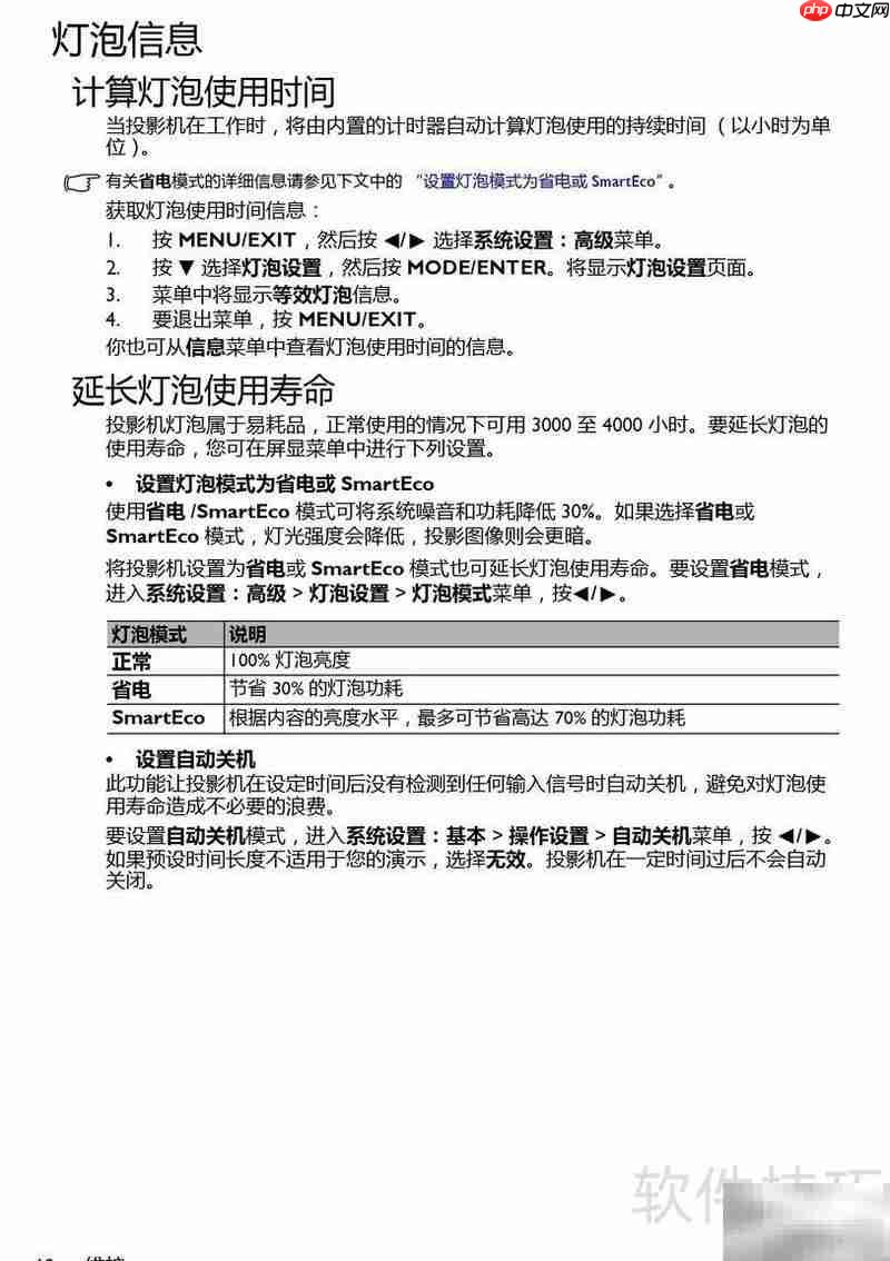 BenQ TX6356投影机使用指南