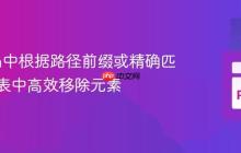 Python中根据路径前缀或精确匹配从列表中高效移除元素
