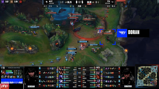 英雄联盟赛事官方总决赛TOP5操作：Faker仅排第五