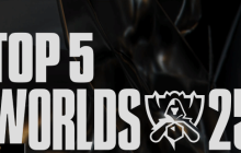 英雄联盟赛事官方总决赛TOP5操作：Faker仅排第五