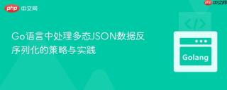 Go语言中处理多态JSON数据反序列化的策略与实践