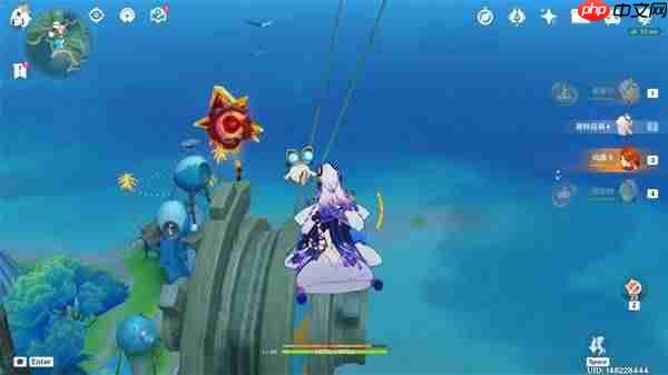 《原神》5.8版本悠悠度假村火神瞳位置分布