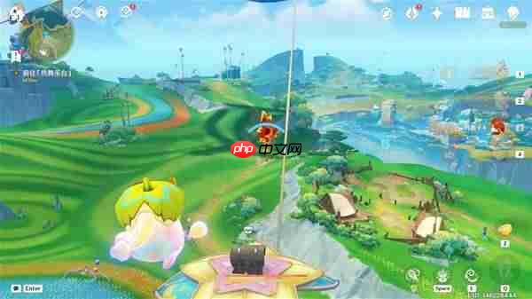 《原神》5.8版本悠悠度假村火神瞳位置分布