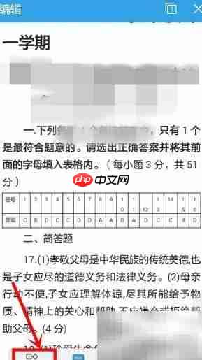 WPS手机端调整字体大小技巧