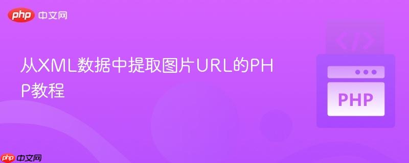 从XML数据中提取图片URL的PHP教程
