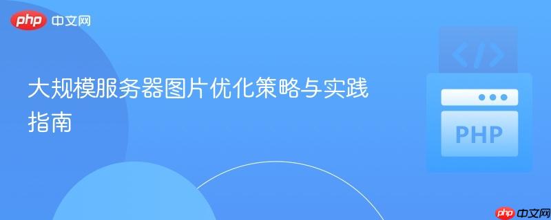 大规模服务器图片优化策略与实践指南
