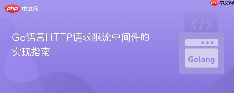 Go语言HTTP请求限流中间件的实现指南