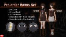《零：红蝶 重制版》预购奖励公布！可爱猫耳、华美和服等