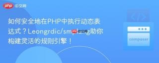如何安全地在PHP中执行动态表达式？Leongrdic/smplang助你构建灵活的规则引擎！
