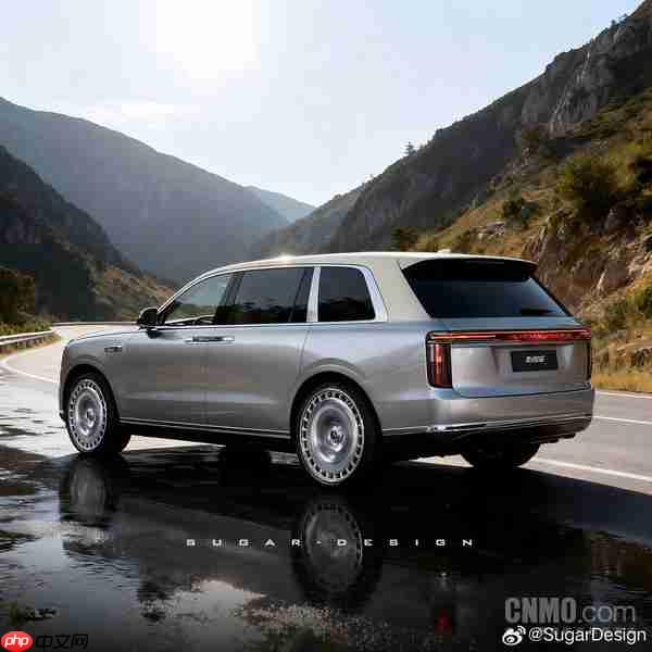尊界SUV M900渲染图曝光：车身超5.5米 对开门设计