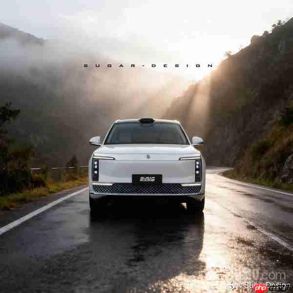 尊界SUV M900渲染图曝光：车身超5.5米 对开门设计