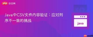 Java中CSV文件内容验证：应对列序不一致的挑战