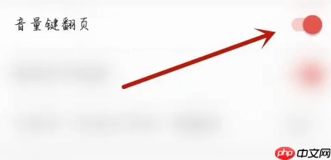 《知乎》开启音量键翻页方法