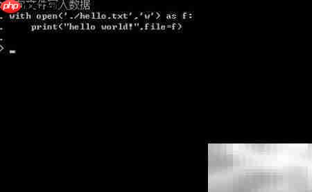 Python中with open用法解析