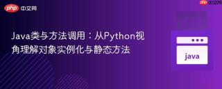 Java类与方法调用：从Python视角理解对象实例化与静态方法
