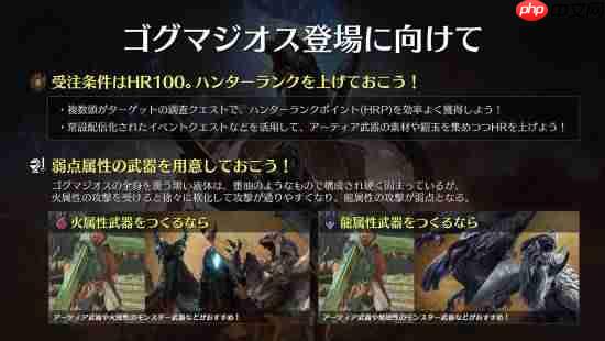 《怪物猎人荒野》第四弹大更新介绍：武器防具强化 巨戟龙登场