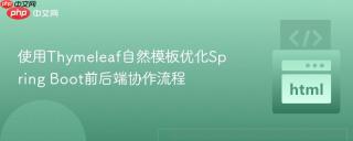 使用Thymeleaf自然模板优化Spring Boot前后端协作流程