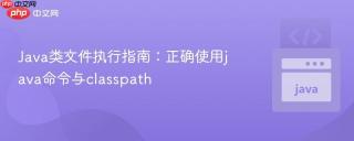 Java类文件执行指南：正确使用java命令与classpath