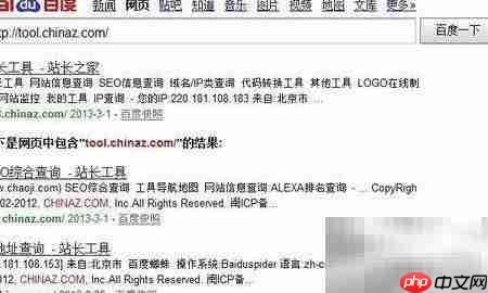 如何用站长工具查网站信息