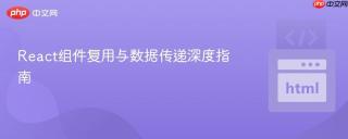 React组件复用与数据传递深度指南