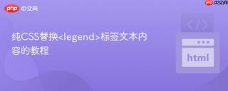 纯CSS替换标签文本内容的教程
