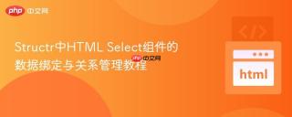 Structr中HTML Select组件的数据绑定与关系管理教程