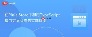 在Pinia Store中利用TypeScript接口定义状态的实践指南