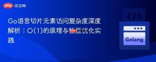 Go语言切片元素访问复杂度深度解析：O(1)的原理与性能优化实践