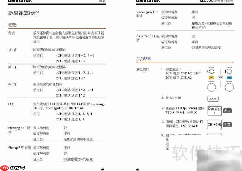 GDS-800系列示波器使用指南