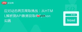 应对动态网页爬取挑战：从HTML解析到API数据获取的Python实践